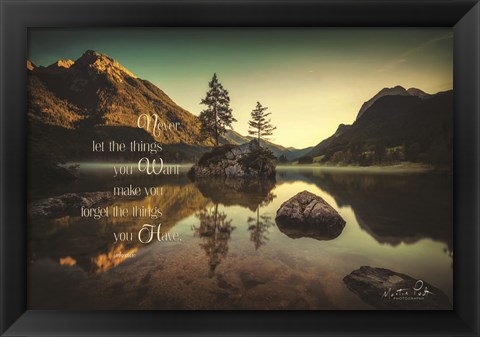 Framed Never Forget Print