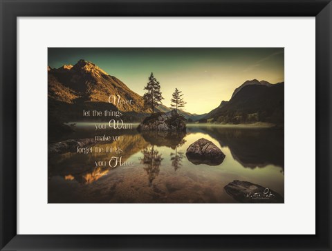 Framed Never Forget Print