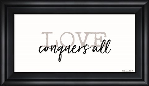 Framed Love Conquers All Print