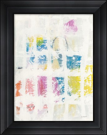 Framed Bright Blocks Print