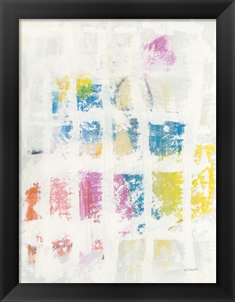 Framed Bright Blocks Print