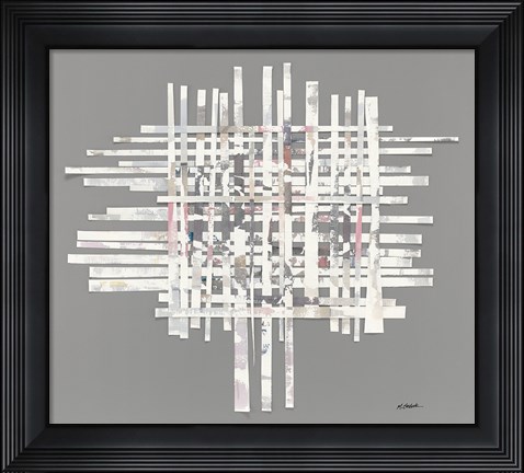 Framed Color of Moonlight on Gray Print