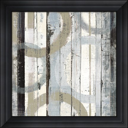 Framed Neutral Zephyr I Print