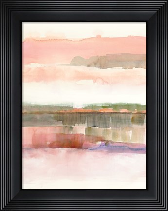 Framed Influence  of Line and Color Print