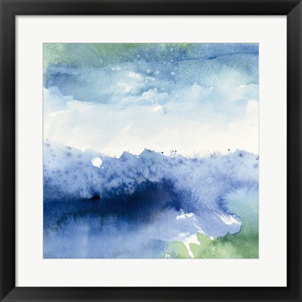 Framed Midnight at the Lake II Print