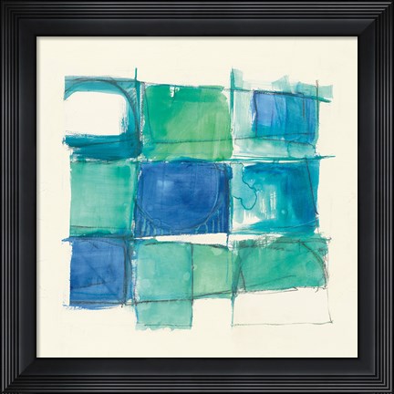 Framed 131 West 3rd Street Square II Print