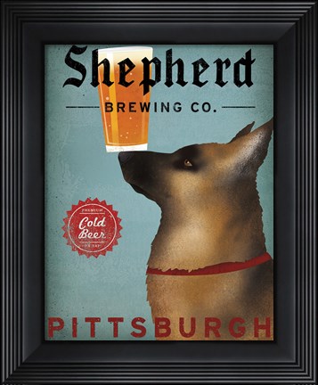 Framed Shepherd Brewing Co Pittsburgh Print