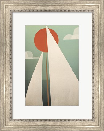 Framed Sails V Print
