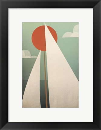 Framed Sails V Print