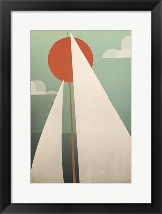 Framed Sails V Print