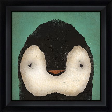 Framed Baby Penguin Print