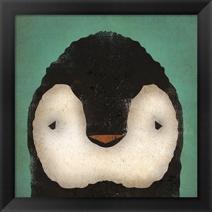 Framed Baby Penguin Print