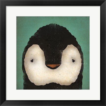 Framed Baby Penguin Print