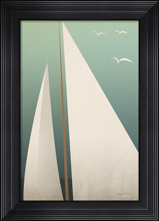 Framed Sails IV Print