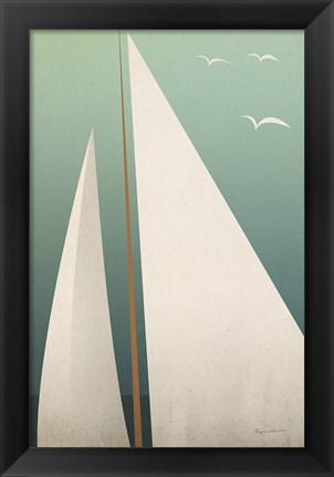 Framed Sails IV Print