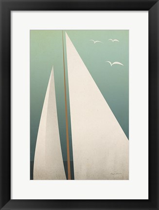 Framed Sails IV Print