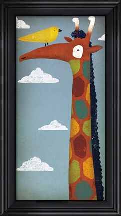 Framed Giraffe Print
