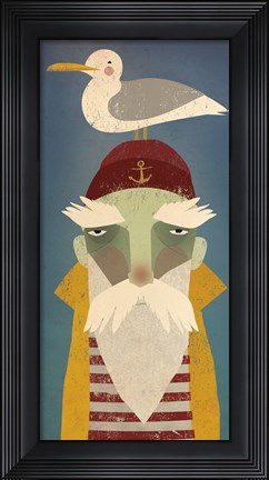 Framed Fisherman VIII Print