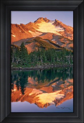 Framed Mount Jefferson Panel II Print