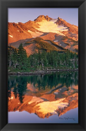 Framed Mount Jefferson Panel II Print