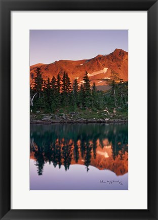 Framed Mount Jefferson Panel I Print