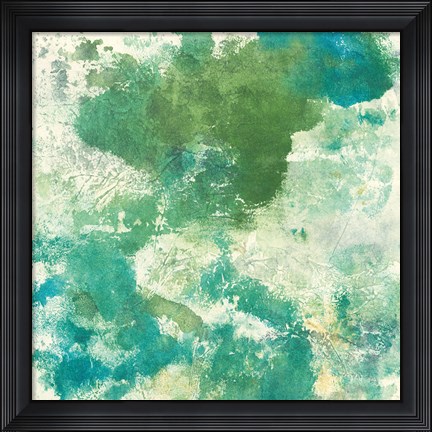 Framed Mossy Rock II Print