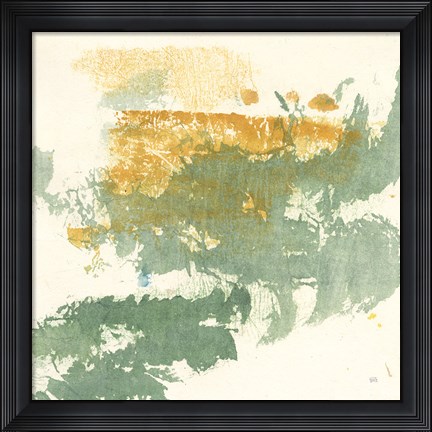 Framed Textured Gold II Print