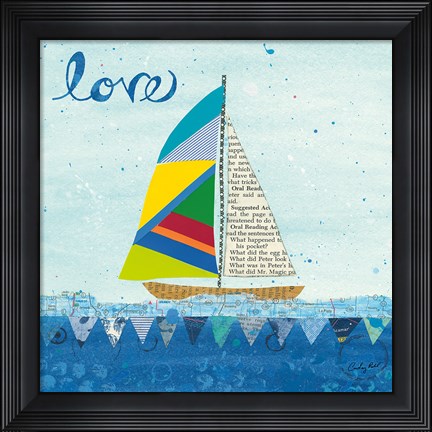 Framed Rainbow Spinnakers I Print
