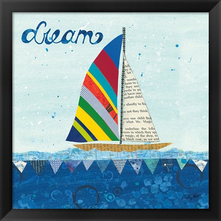 Framed Rainbow Spinnakers II Print