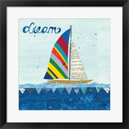 Framed Rainbow Spinnakers II Print