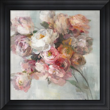 Framed Blush Bouquet Print