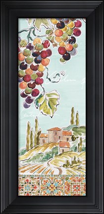 Framed Tuscan Breeze IV Print