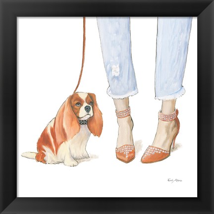 Framed Furry Fashion Friends IV Print