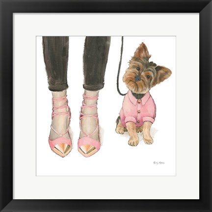 Framed Furry Fashion Friends III Print