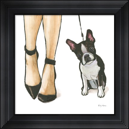 Framed Furry Fashion Friends II Print
