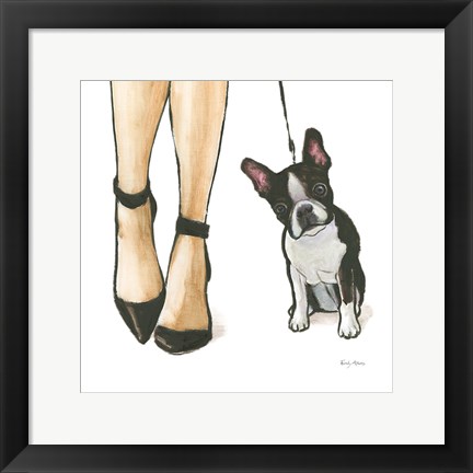 Framed Furry Fashion Friends II Print