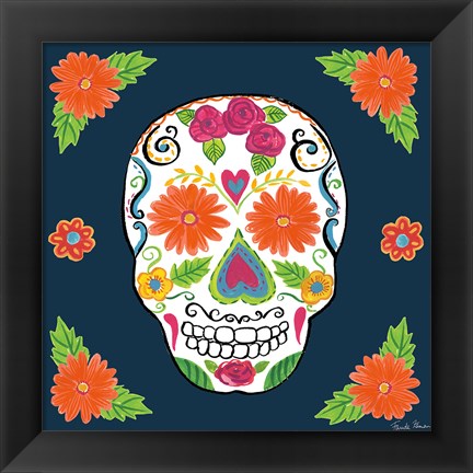 Framed Day of the Dead I Print