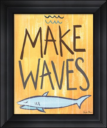 Framed Make Waves IV Print