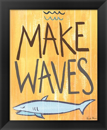 Framed Make Waves IV Print