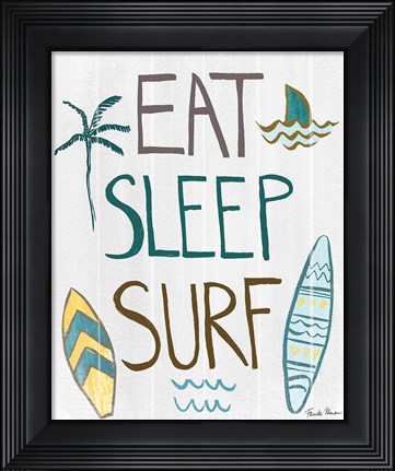 Framed Make Waves III Print