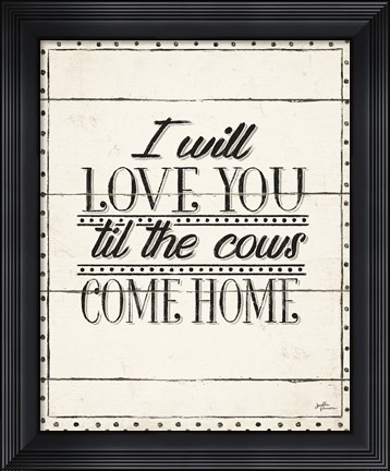 Framed Country Thoughts XIV Print