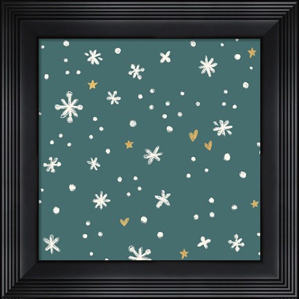 Framed Christmas Bloom Step 05C Print