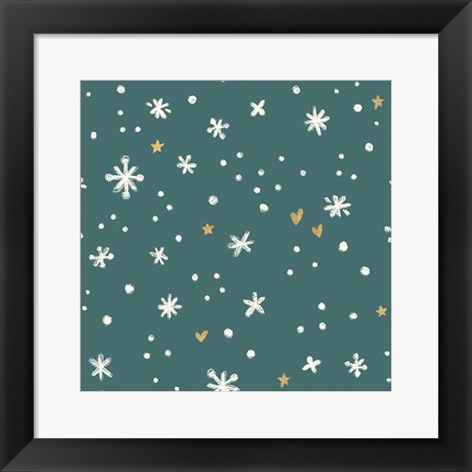 Framed Christmas Bloom Step 05C Print