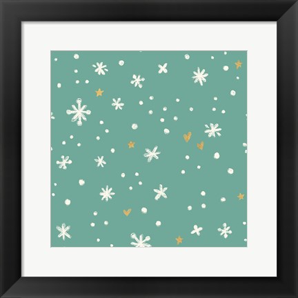 Framed Christmas Bloom Step 05D Print