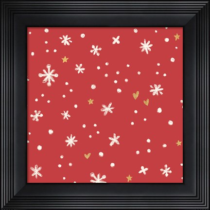 Framed Christmas Bloom Step 05B Print
