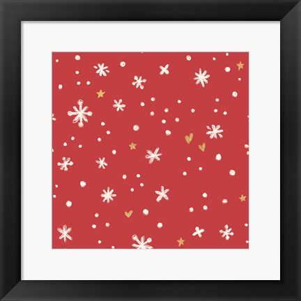 Framed Christmas Bloom Step 05B Print