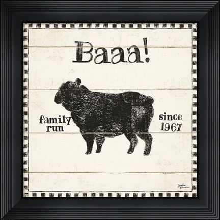 Framed Country Thoughts VII Print