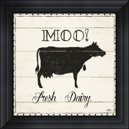 Framed Country Thoughts VI Print