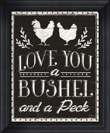 Framed Country Thoughts V Black Print
