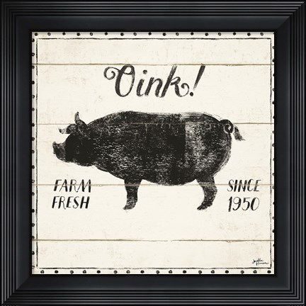 Framed Country Thoughts IX Print